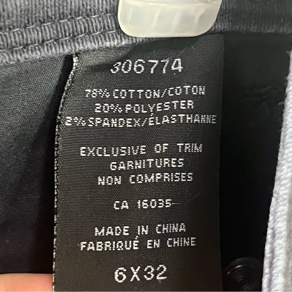 LADY HATHAWAY Women's Ash Gray Jeans size 32 Casual Pants Cotton Jean Pants - Picture 10 of 10